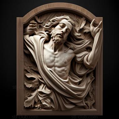 3D model st jesus (STL)